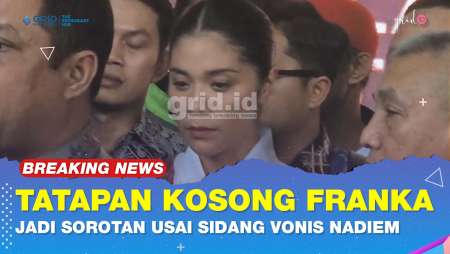 Tatapan Kosong Franka Franklin Usai Nadiem Makarim Diputuskan 10 Tahun Penjara Menjadi Sorotan