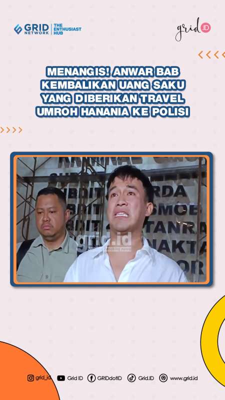 Anwar BAB Kembalikan Uang Saku Yang Diberikan Hanania Travel Pada Kepolisian