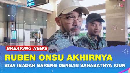 Perasaan Ruben Onsu Akhirnya Bisa Ibadah Bareng Dengan Sahabat Sejatinya Ivan Gunawan