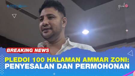 100 Halaman Pledoi Ammar Zoni, Soroti Penyesalan dan Harapan Keringanan