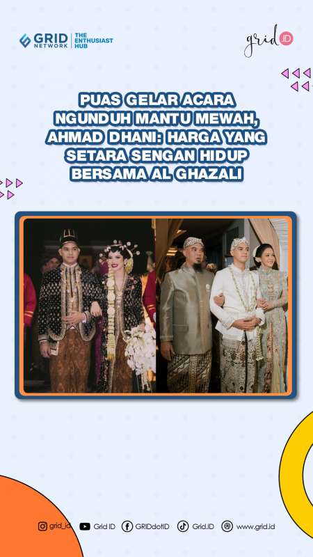 Ahmad Dhani Ngaku Puas dengan Pernikahan Al Ghazali