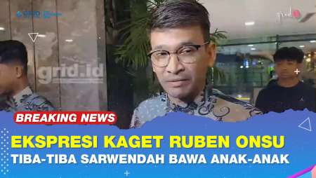 Ekspresi Kaget Ruben Onsu Tiba-Tiba Sarwendah Boyong Anak-Anaknya Bertemu Ayahnya Yang Pergi Umroh