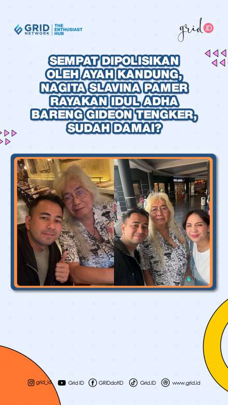 Sempat Dipolisikan, Nagita Slavina Lebaran Idul Adha Bareng Gideon Tengker