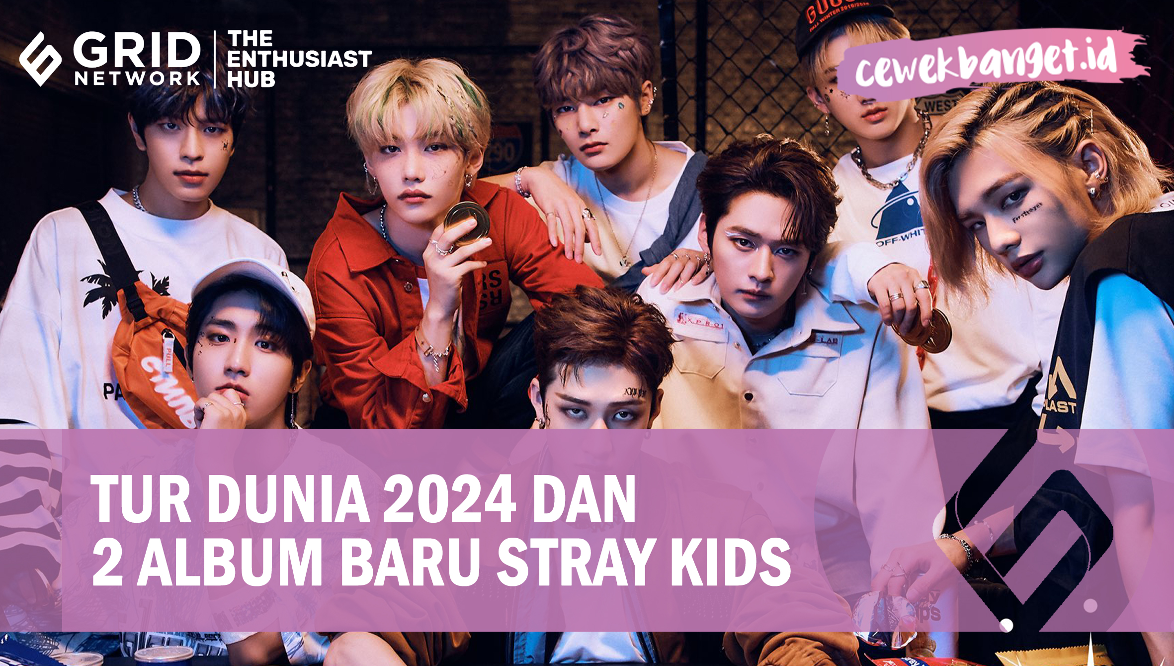 Stray Kids Bocorkan Rencana Dua Album Baru dan Tur Dunia di Tahun 2024