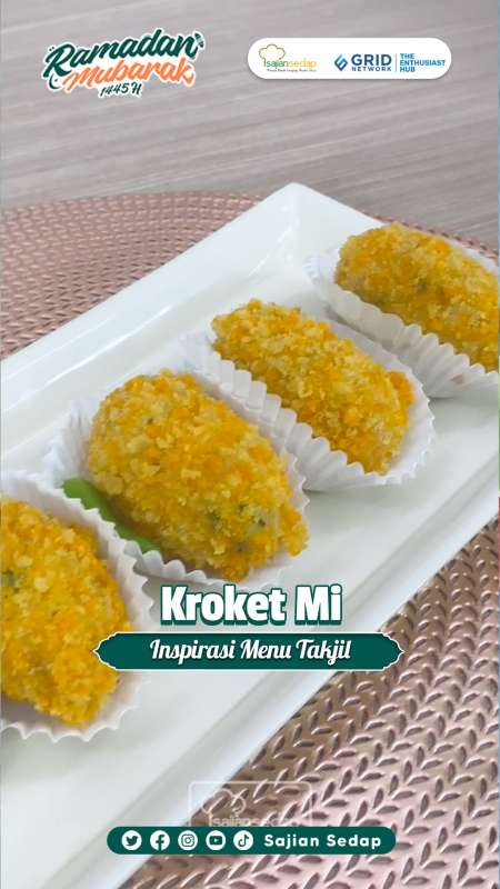 BIKIN TAKJIL DENGAN KROKET MI #Shorts