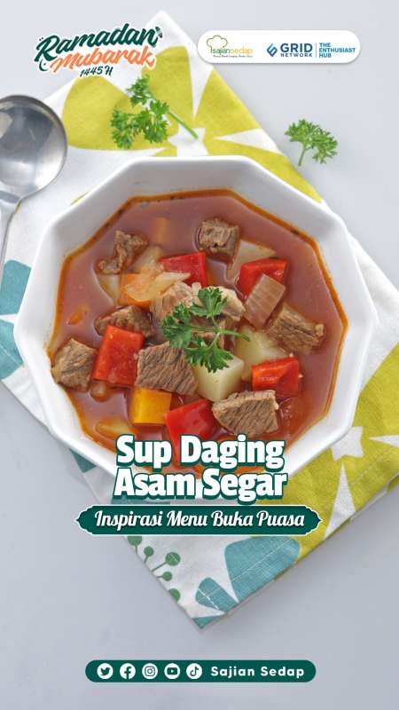 Buka Puasa dengan Resep Asem - Asem Daging #Shorts