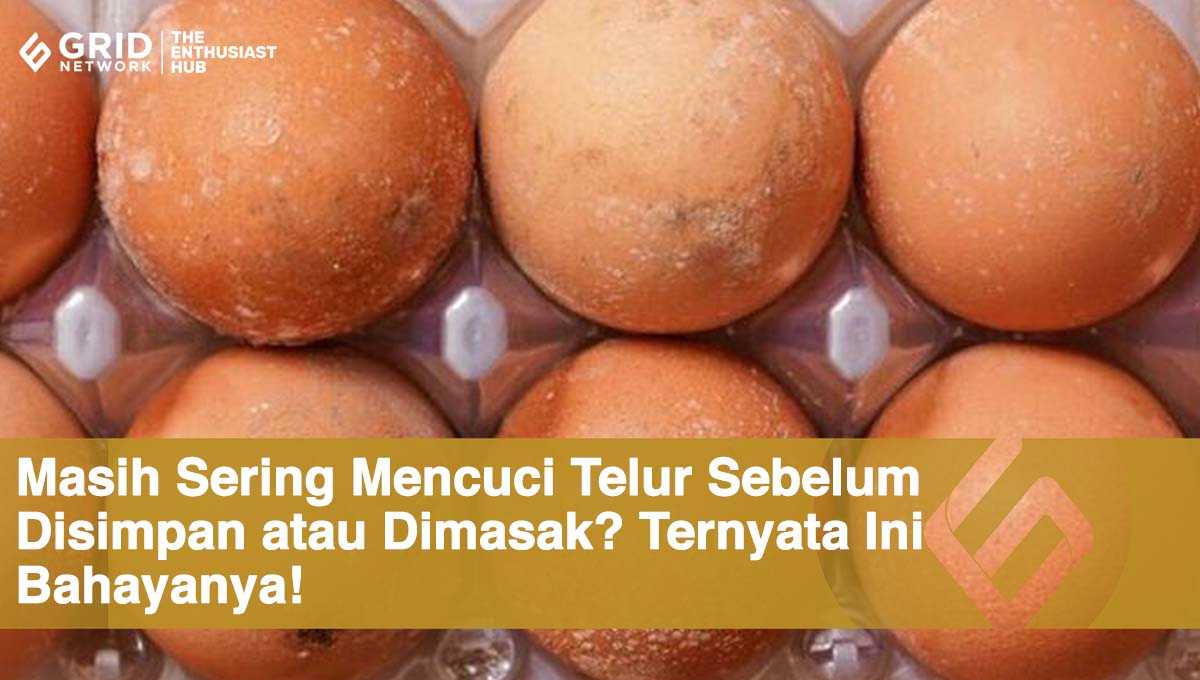 Masih Sering Mencuci Telur Sebelum Disimpan atau Dimasak Ternyata Ini Bahayanya!