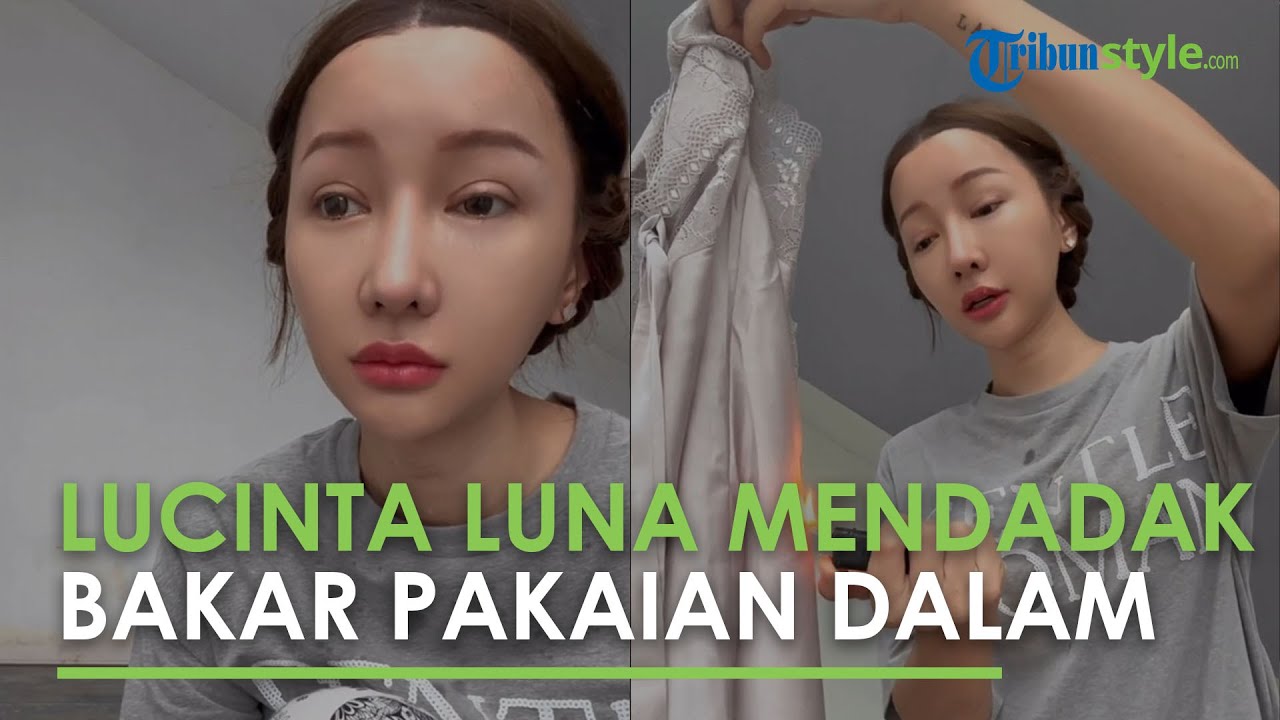 Video Lucinta Luna Mendadak Bakar Pakaian Dalam Ingin Jadi Lebih Baik