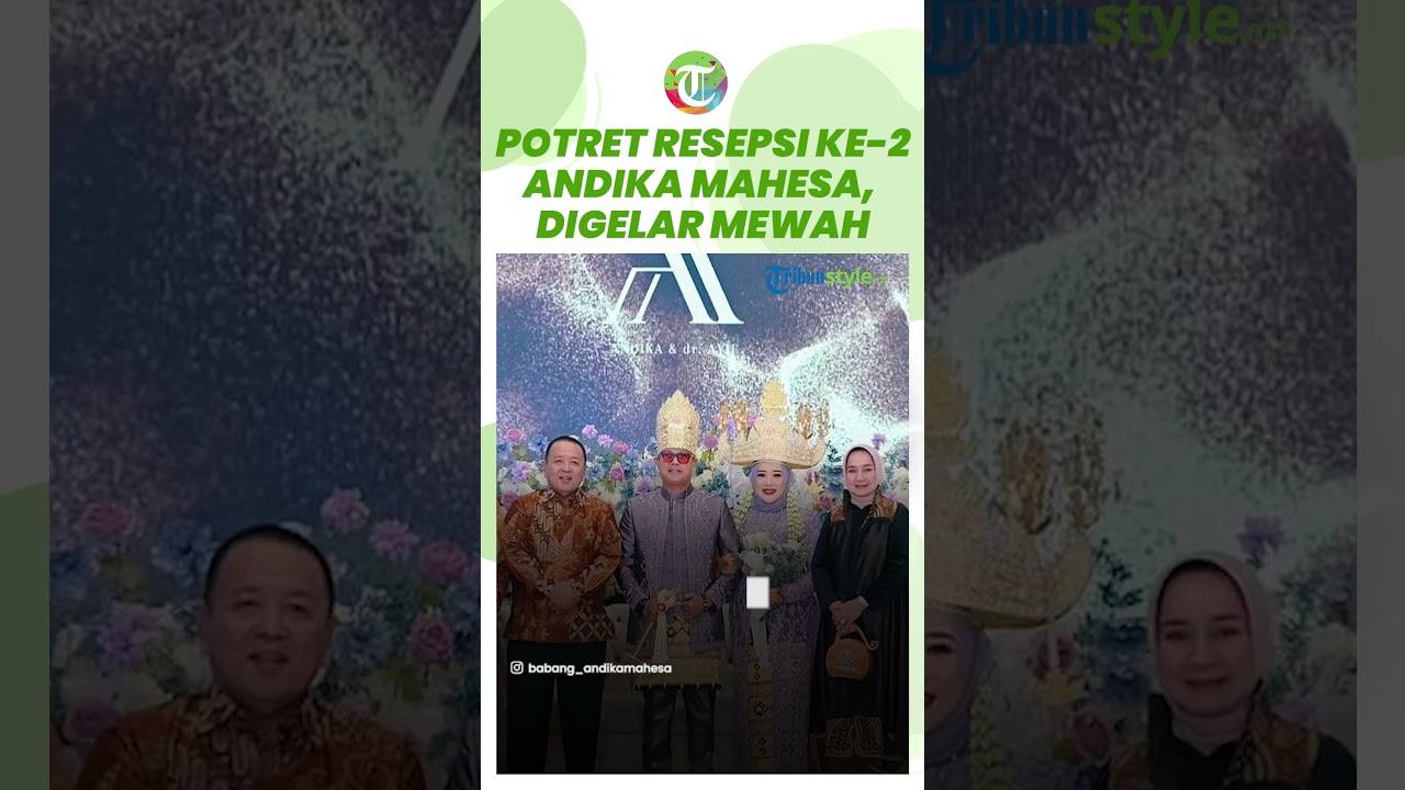 Inilah Potret Resepsi Kedua Andika Kangen Band Digelar Mewah