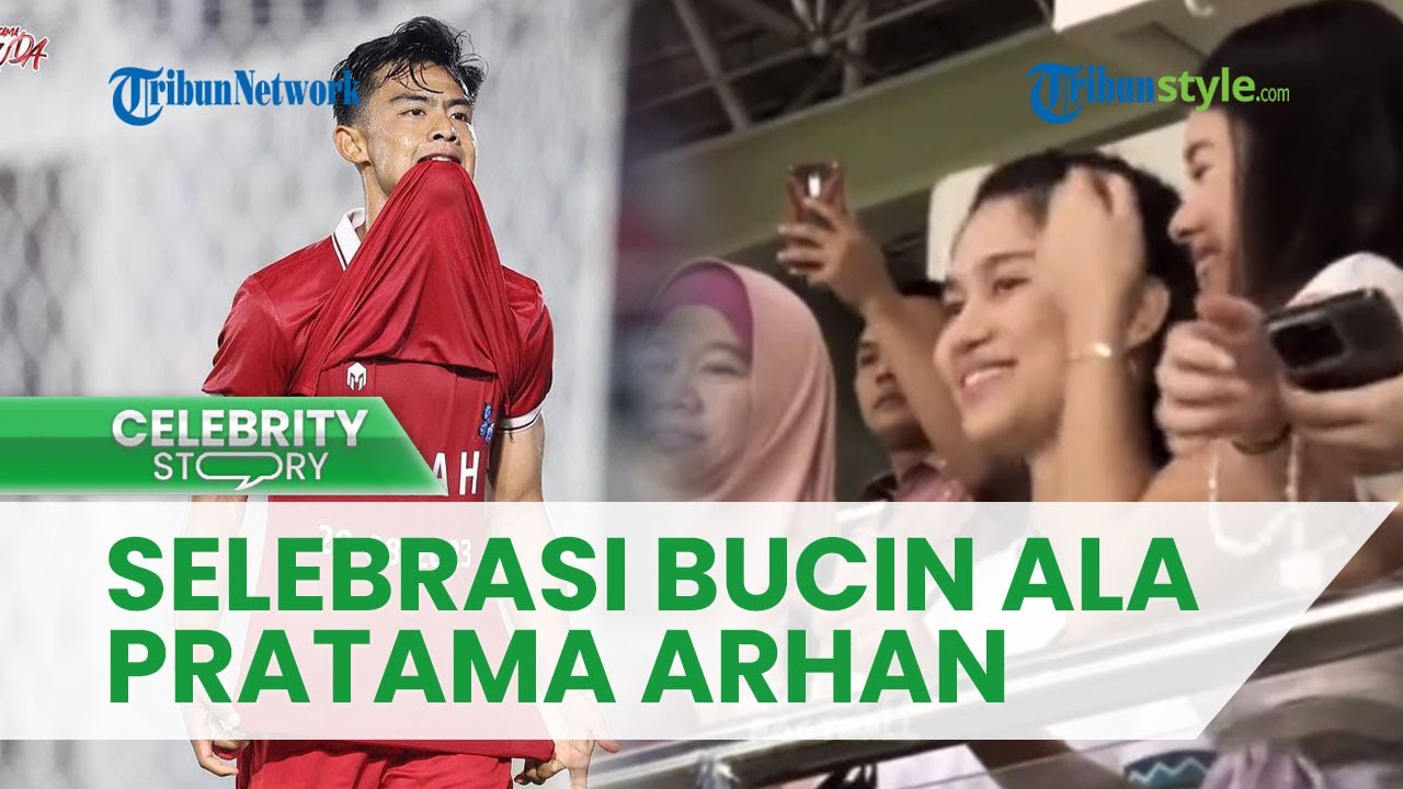 Selebrasi Bucin Pratama Arhan Pamer Kaos Bertuliskan Nama Istri