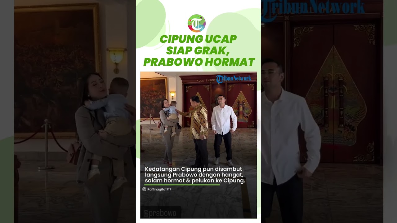 Rayyanza Ucap Siap Grak Prabowo Hormat Raffi Ahmad Dan Nagita Slavina