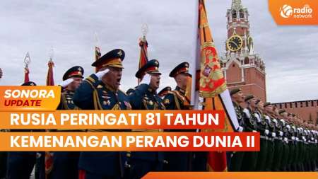 Peringati 81 Tahun Kemenangan Perang Dunia II, Rusia Atraksi Jet Tempur | SONORA UPDATE