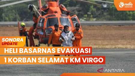 Heli Basarnas Evakuasi 1 Korban Selamat KM Virgo: Sempat Menyelamatkan Diri | SONORA UPDATE