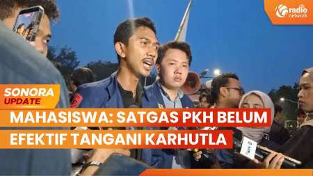 Demo Mahasiswa Trisakti Tuntut Perbaikan Ekonomi | SONORA UPDATE