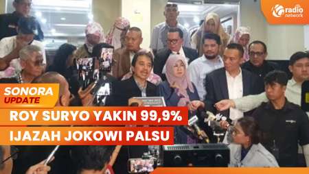 Gelar Perkara Khusus Polisi Tunjukkan Ijazah Jokowi, Roy Suryo Yakin 99,9 Persen Palsu | SONORA UPDA