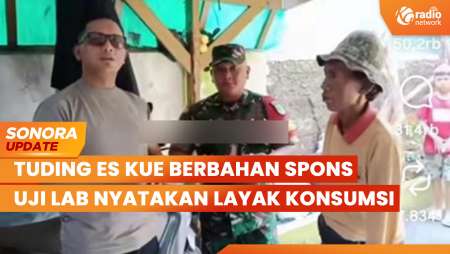 Anggota TNI-Polri Tuding Es Kue Berbahan Spons, Uji Lab Nyatakan Layak Konsumsi | SONORA UPDATE