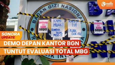 Demo Tuntut Evaluasi Total MBG, KSP Dudung Bantah Punya Dapur SPPG | SONORA UPDATE