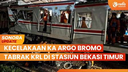 KRL Ditabrak KA Argo Bromo Anggrek di Stasiun Bekasi Timur | SONORA UPDATE