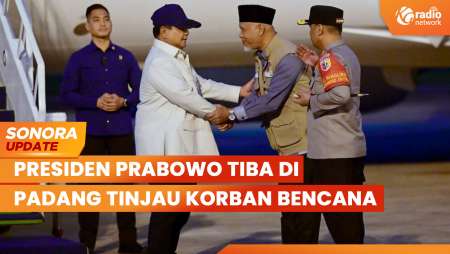 Presiden Prabowo Tiba di Padang Tinjau Korban Bencana, Langsung Rapat Bareng Menteri | SONORA UPDATE