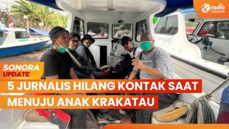 5 Jurnalis Hilang Kontak Saat Menuju Anak Krakatau, Pencarian Diperluas | SONORA UPDATE