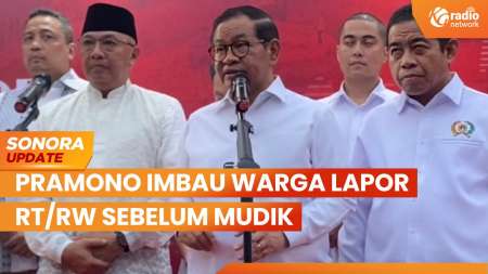 Gubernur Pramono Imbau Warga Lapor RT/RW Sebelum Mudik | SONORA UPDATE