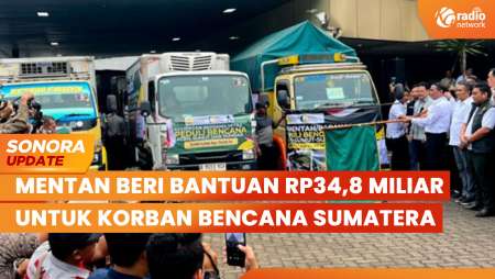Mentan Amran Lepas 207 Truk Bantuan untuk Korban Bencana Banjir Sumatera | SONORA UPDATE