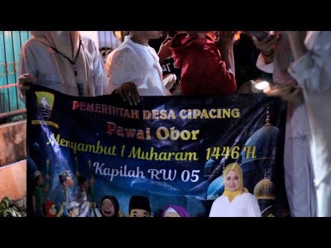 Pawai Obor Menyambut 1 Muharam 1446 Hijriah Kapilah RW 05 Cipacing