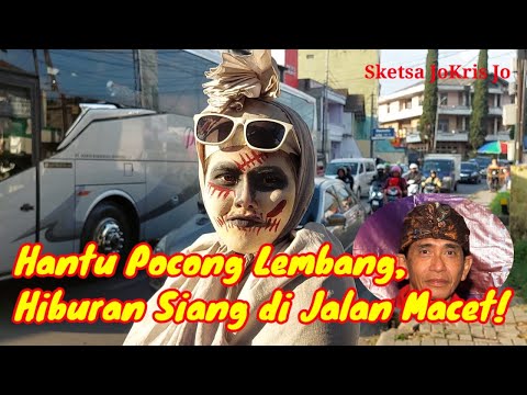Hantu Pocong Lembang, Hiburan Siang di Jalan Macet!