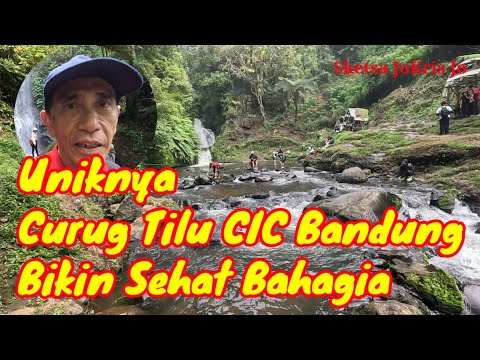 Uniknya Curug Tilu CIC Bandung Bikin Sehat Bahagia