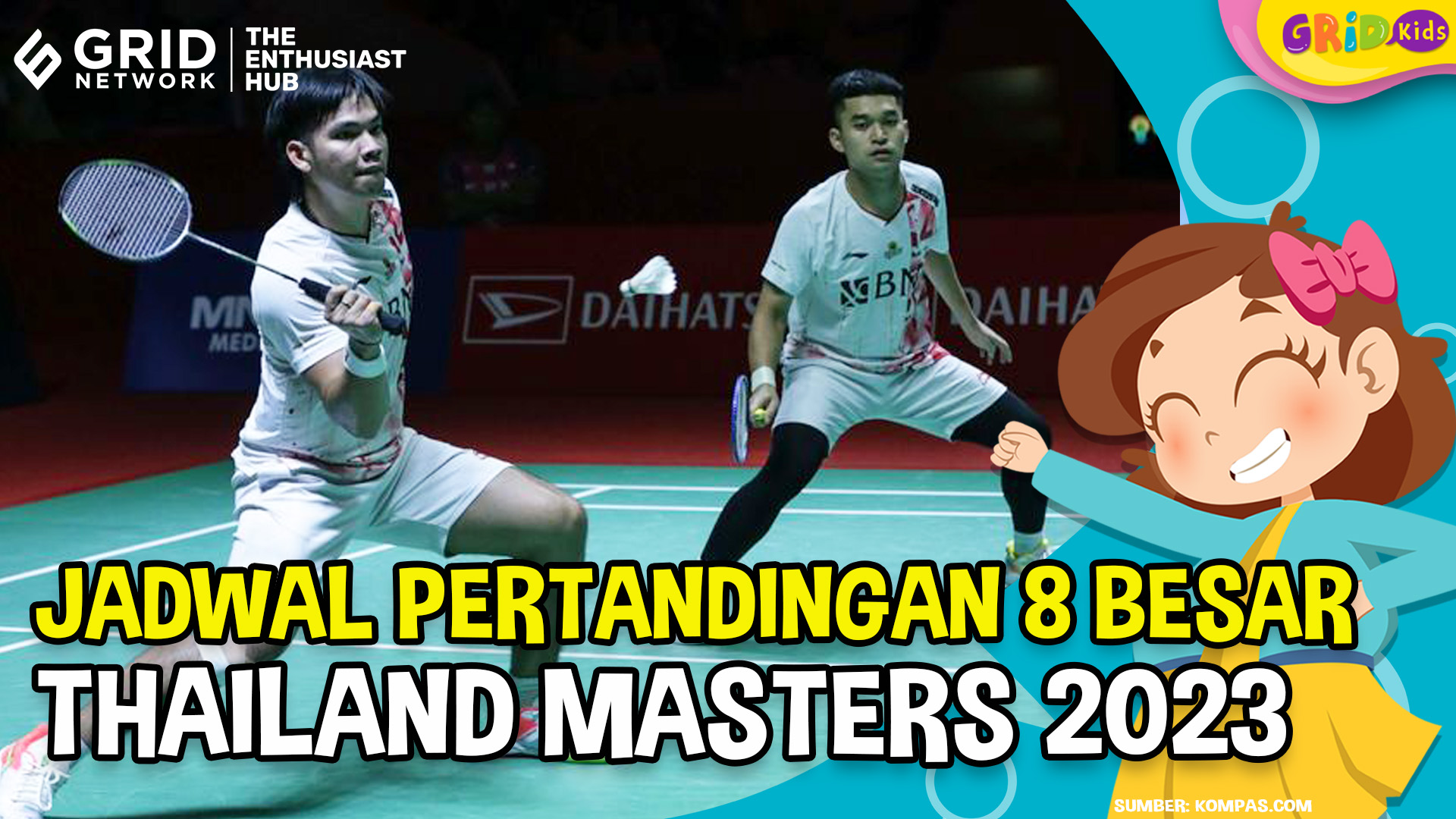 Jadwal Pertandingan Perempat Final Thailand Masters 2023, Ada 9 Wakil Indonesia - Viral