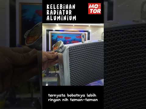 Ini Bedanya Radiator Full Aluminium Aftermarket dengan Radiator Bawaan Motor #shortsvideo #shorts
