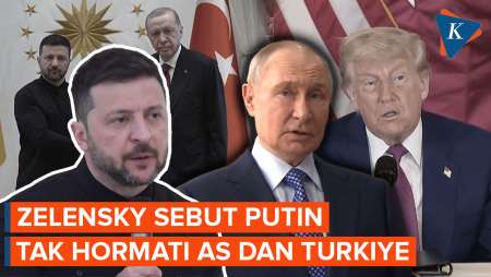 Putin Tak Ikut Berunding, Zelensky: Rusia Tidak Menghormati Turkiye dan AS sebagai Mediator