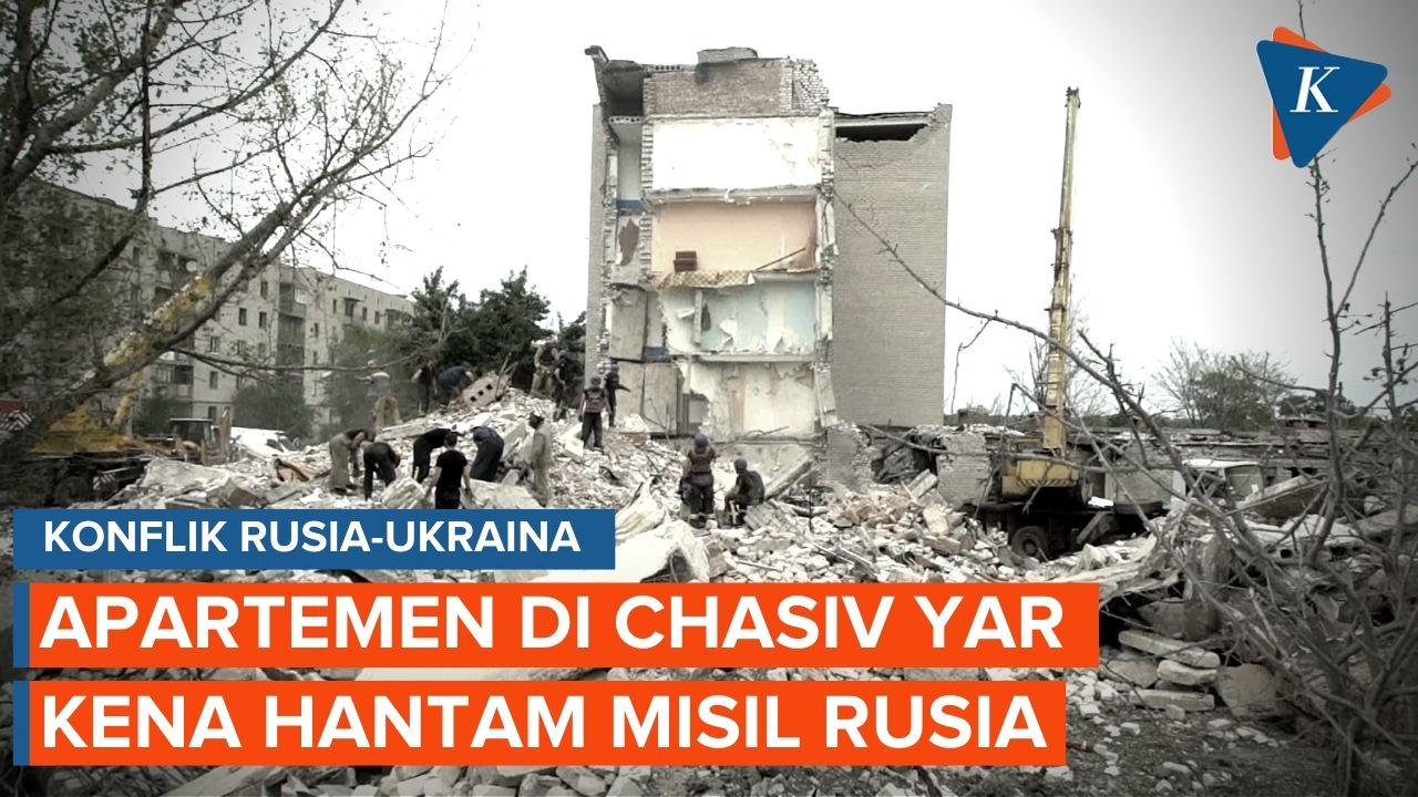 Misil Rusia Hantam Apartemen di Chasiv Yar