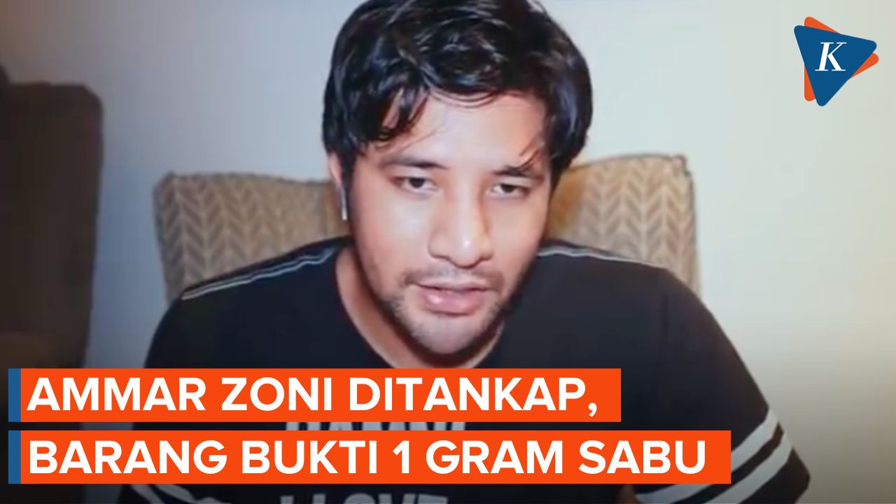 Ammar Zoni Ditangkap, Polisi Sita Barang Bukti Satu 1 Gram Lebih