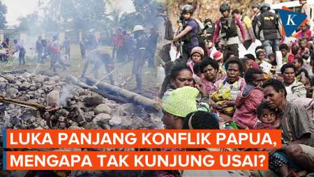 Konflik Papua Paksa Ratusan Ribu Warga Mengungsi Sejak 2018