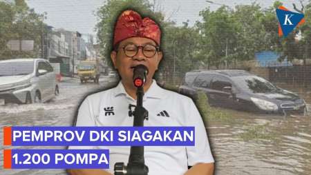 Pramono Kerahkan 1.200 Pompa Untuk Atasi Banjir Di Jakarta