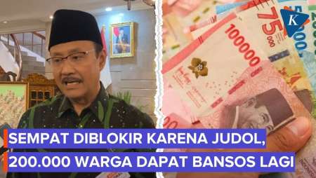 200.000 Warga Kembali Dapat Bansos Usai Rekening Diblokir Karena Judol