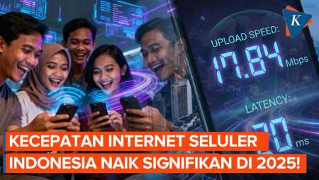 Kecepatan Internet Seluler Indonesia 2025 Melonjak, Dua Wilayah Ini Juaranya..