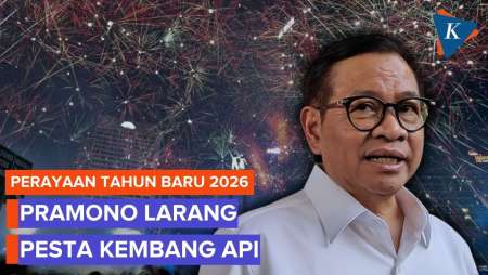 Pramono Larang Pesta Kembang Api Saat Perayaan Tahun Baru 2026