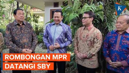 MPR Datangi Cikeas, SBY: Pertemuan Barokah Nih