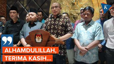 Hasyim Asy'ari Bersyukur Dipecat DKPP, Mengaku Bebas dari Tugas Berat Ketua KPU