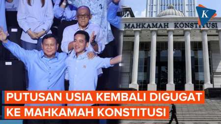 Syarat Usia Digugat Lagi ke MK, Penggugat Minta Pilpres Tanpa Prabowo-Gibran