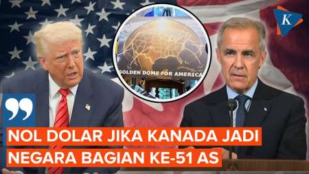 Kanada Minat Proyek Golden Dome, Trump: Gratis Kalau Jadi Negara Bagian AS