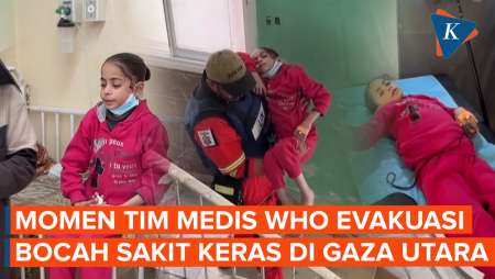 Bocah yang Sakit Keras di Gaza Utara Dievakuasi di Tengah Perang Israel-Hamas