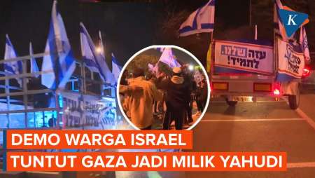 Warga Israel Demo, Tuntut Gaza Jadi Milik Orang Yahudi