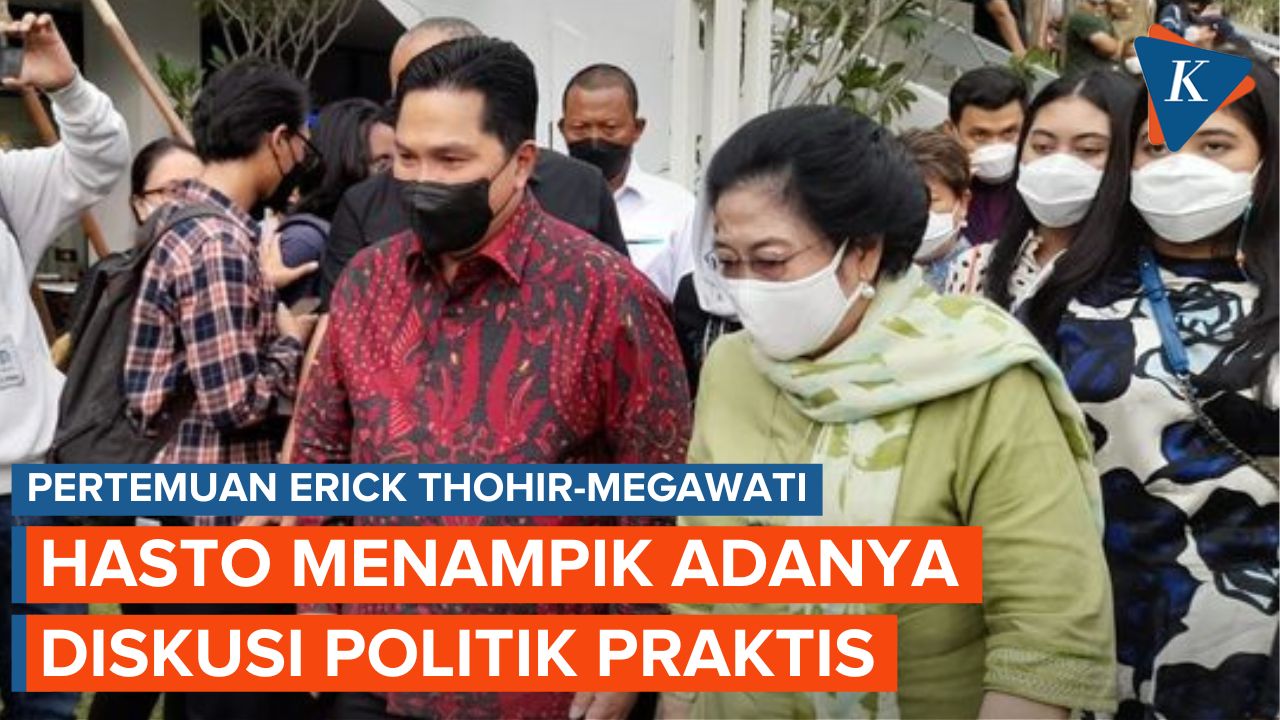 Pertemuan Erick Thohir dan Megawati Tidak Membahas Politik Praktis