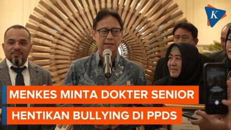 Minta Dokter Senior Hentikan Rantai Bullying, Menkes: Kasihan Pasien…