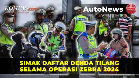 Berikut Daftar Denda Tilang Selama Operasi Zebra 2024