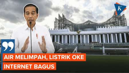 Jokowi Banggakan Fasilitas Penunjang Kerja di IKN, Termasuk Internet