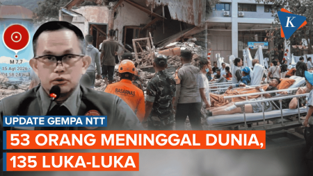 Update Hari Kedua Pasca Gempa NTT: 53 Orang Meninggal Dunia, 135 Luka-luka